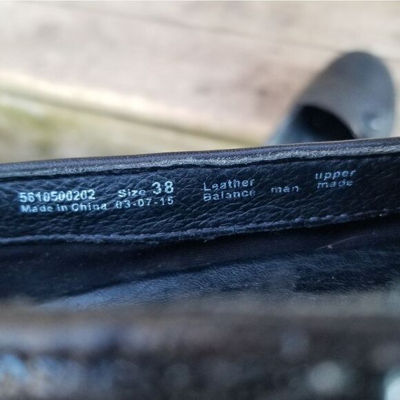 Dansko Olena Black Crackled Suede Leather Comfort Comfy Flats 38 - Picture 5 of 12